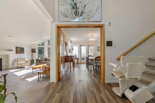 33 Ridgewood Crescent West, Lethbridge, AB - Indoor With Fireplace