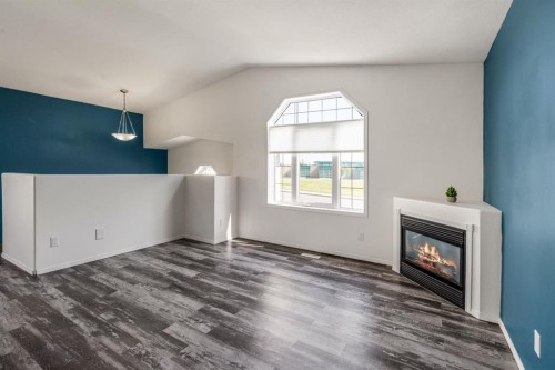 248 Blackfoot Road West, Lethbridge, AB - Indoor With Fireplace