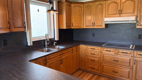 47 Chilcotin Crescent West, Lethbridge, AB - Indoor Photo Showing Kitchen With Double Sink