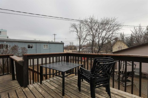 210 Macewan Street, Granum, AB - Outdoor With Deck Patio Veranda With Exterior