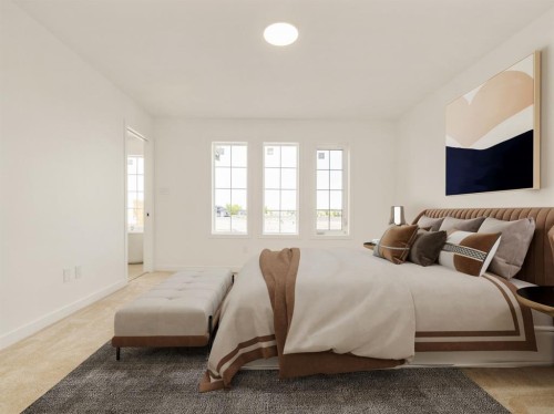 307 Blackwolf Boulevard North, Lethbridge, AB - Indoor Photo Showing Bedroom