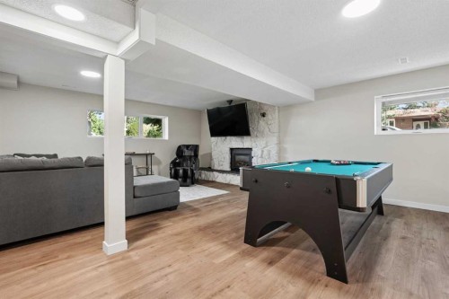 210 Dunkirk Street South, Lethbridge, AB - Indoor Photo Showing Other Room With Fireplace