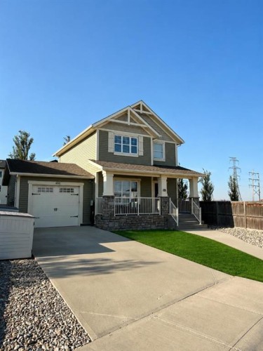 486 Mary Cameron Crescent North, Lethbridge, AB - Outdoor With Deck Patio Veranda With Facade