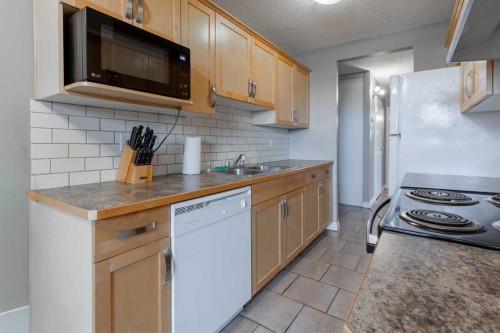 418-5 Berkeley Place West, Lethbridge, AB - Indoor Photo Showing Kitchen With Double Sink
