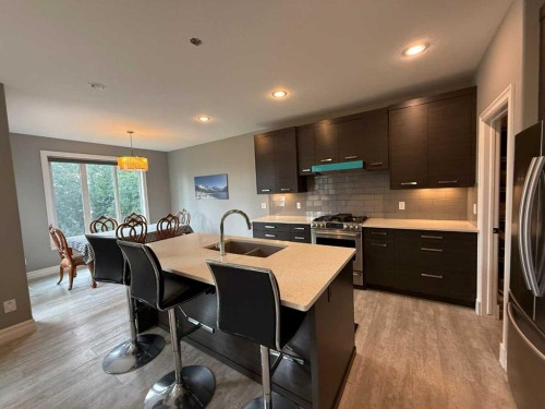 917 Canyonview Place West, Lethbridge, AB - Indoor Photo Showing Kitchen With Double Sink