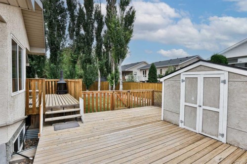 128 Cougar Road North, Lethbridge, AB - Outdoor With Deck Patio Veranda With Exterior