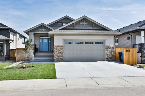 556 Riverhills Way West, Lethbridge, AB - Outdoor With Facade