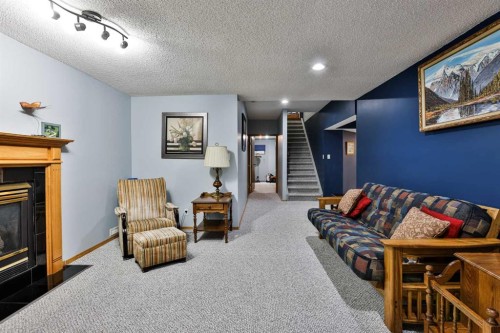 3802 Oak Drive South, Lethbridge, AB - Indoor With Fireplace