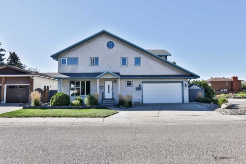 3802 Oak Drive South, Lethbridge, AB - Outdoor With Facade