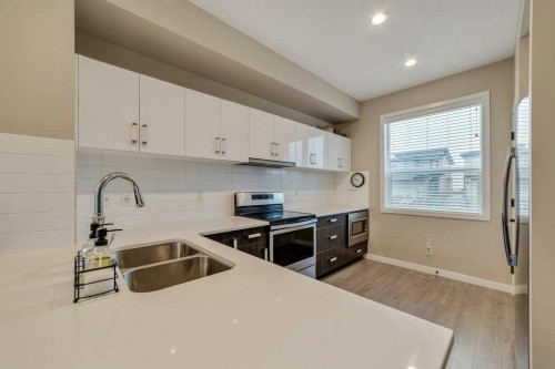 809 Greywolf Run North, Lethbridge, AB - Indoor Photo Showing Kitchen With Double Sink With Upgraded Kitchen