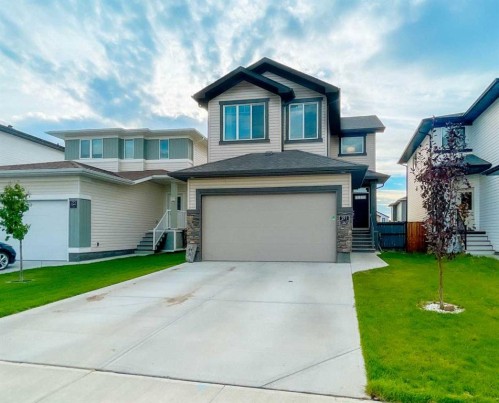 291 Northlander Bend West, Lethbridge, AB - Outdoor With Facade