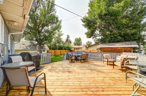 5113 2 Street West, Claresholm, AB - Outdoor With Deck Patio Veranda With Exterior
