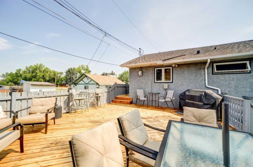 5113 2 Street West, Claresholm, AB - Outdoor With Deck Patio Veranda With Exterior