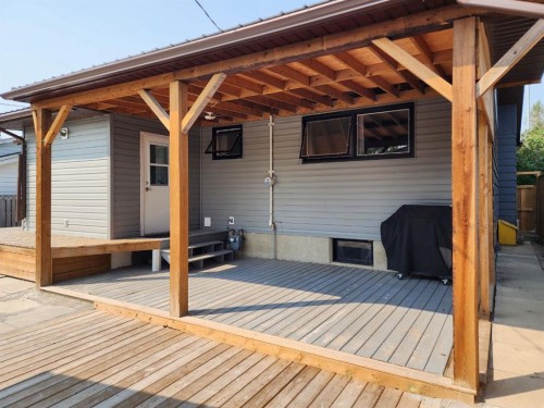 5122 5Th Street West, Claresholm, AB - Outdoor With Deck Patio Veranda With Exterior