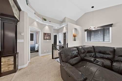 250 Riverstone Boulevard West, Lethbridge, AB - Indoor Photo Showing Living Room