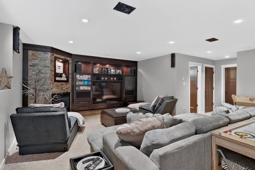 250 Riverstone Boulevard West, Lethbridge, AB - Indoor Photo Showing Living Room