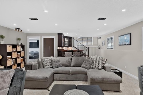 250 Riverstone Boulevard West, Lethbridge, AB - Indoor Photo Showing Living Room