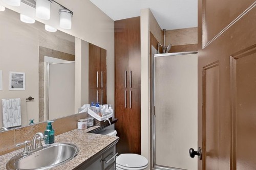 250 Riverstone Boulevard West, Lethbridge, AB - Indoor Photo Showing Bathroom