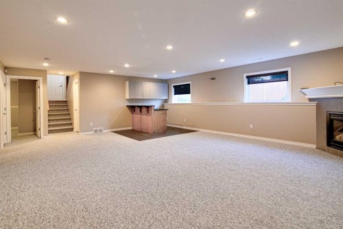 544 Couleesprings Crescent South, Lethbridge, AB - Indoor With Fireplace