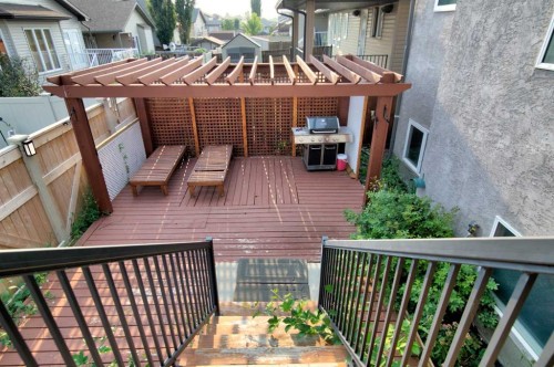 544 Couleesprings Crescent South, Lethbridge, AB - Outdoor With Deck Patio Veranda With Exterior