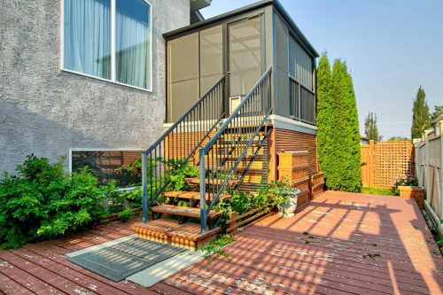 544 Couleesprings Crescent South, Lethbridge, AB - Outdoor With Deck Patio Veranda With Exterior