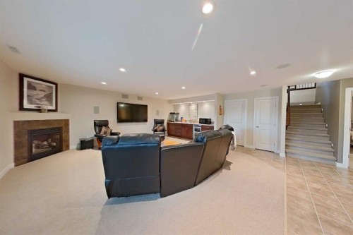 1577 Coalbanks Boulevard West, Lethbridge, AB - Indoor With Fireplace