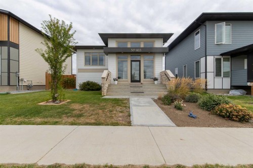 403 Caledonia Boulevard West, Lethbridge, AB - Outdoor With Facade