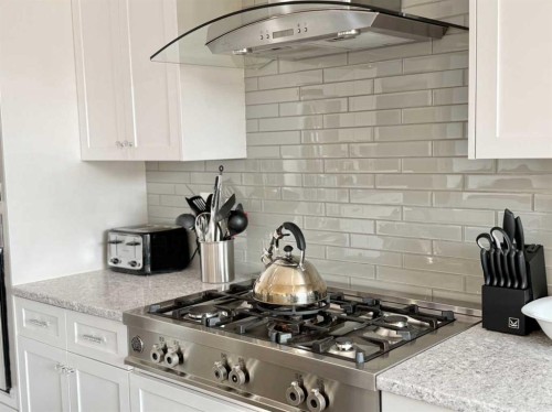 55 Riverhurst Cove West, Lethbridge, AB - Indoor Photo Showing Kitchen With Upgraded Kitchen