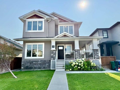 55 Riverhurst Cove West, Lethbridge, AB - Outdoor With Deck Patio Veranda With Facade