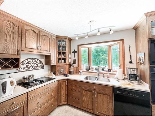914058 Hwy 35, Manning, AB - Indoor Photo Showing Kitchen With Double Sink