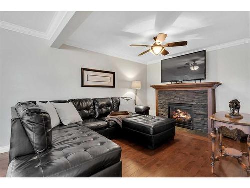 35016 Highway 674, Rural Grande Prairie No. 1, County Of, AB - Indoor Photo Showing Living Room With Fireplace