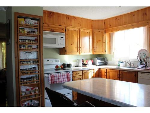 414 3Rd Street Nw, Manning, AB - Indoor Photo Showing Kitchen With Double Sink