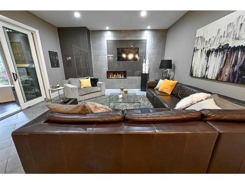 8218 Tamarack Trail, Rural Grande Prairie No. 1, County Of, AB - Indoor With Fireplace