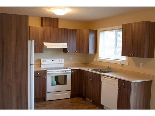 10109 92A Street, Grande Prairie, AB - Indoor Photo Showing Kitchen With Double Sink