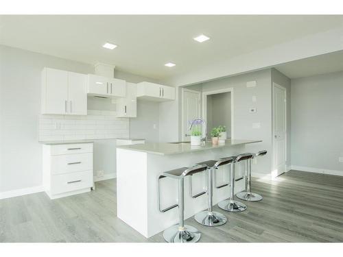 7906 91 Street, Grande Prairie, AB - Indoor Photo Showing Kitchen With Upgraded Kitchen