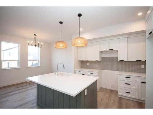 9702 89 Street, Grande Prairie, AB - Indoor Photo Showing Kitchen With Upgraded Kitchen