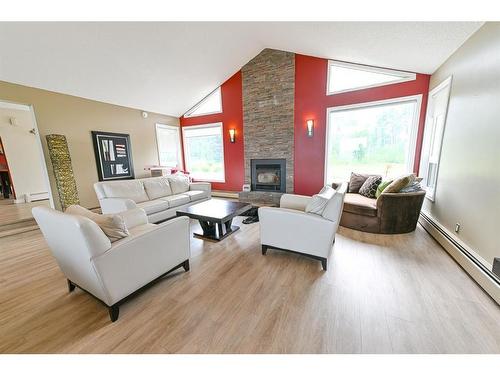 10-5136 Township Road 760, Sexsmith, AB - Indoor Photo Showing Living Room With Fireplace