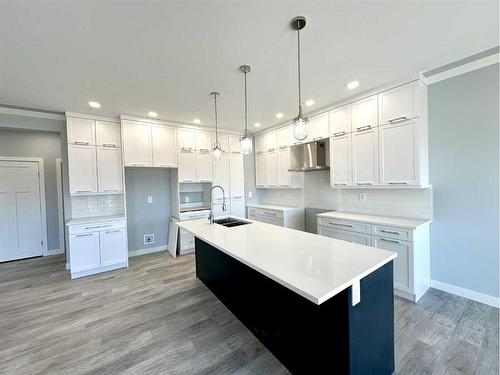 8805 59 Avenue, Grande Prairie, AB - Indoor Photo Showing Kitchen