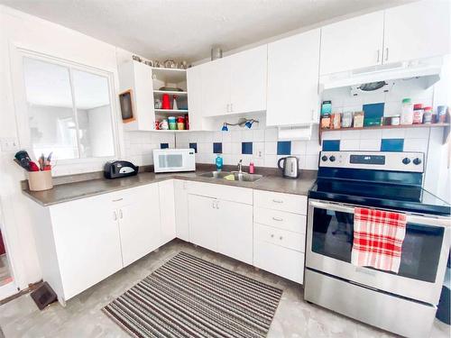 4407 47 Street, Spirit River, AB - Indoor Photo Showing Kitchen With Double Sink