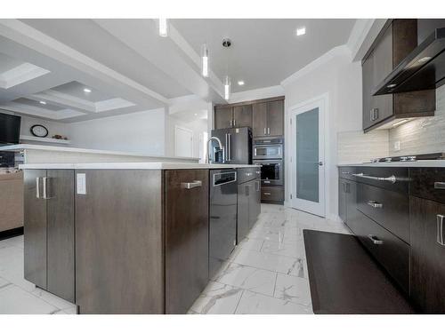 12802 Royal Boulevard, Grande Prairie, AB - Indoor Photo Showing Kitchen With Upgraded Kitchen