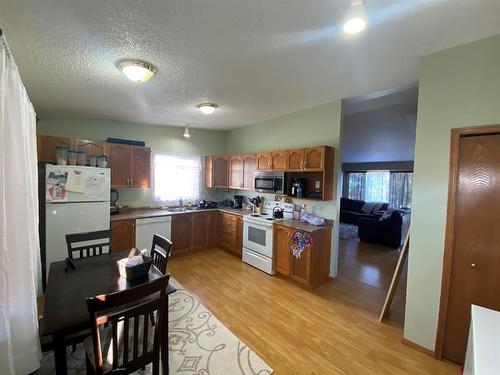 8213 105 Avenue, Peace River, AB - Indoor Photo Showing Kitchen With Double Sink
