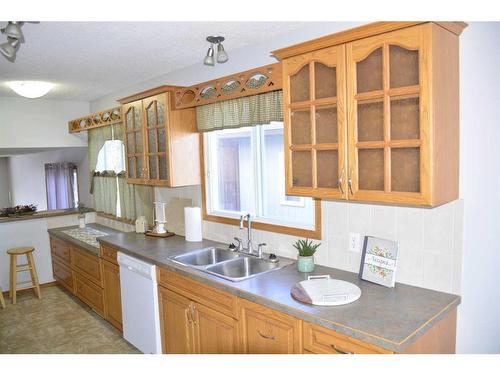 4429 54 Street, Grimshaw, AB - Indoor Photo Showing Kitchen With Double Sink