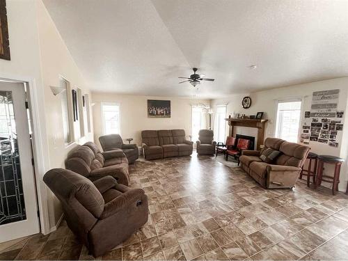 9934 110 Street, La Crete, AB - Indoor Photo Showing Living Room With Fireplace