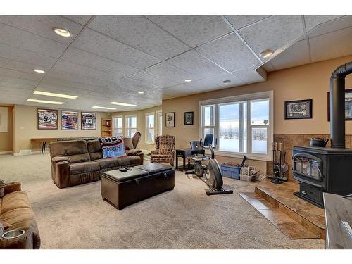 713019 94 Range Road, Rural Grande Prairie No. 1, County Of, AB - Indoor With Fireplace