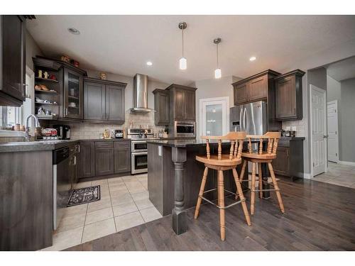 11210 81 Avenue, Grande Prairie, AB - Indoor Photo Showing Kitchen With Upgraded Kitchen