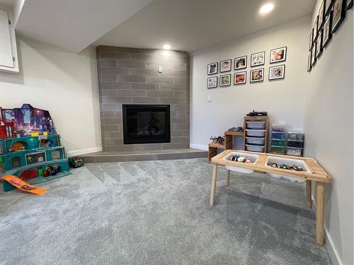 4313-50A Avenue, High Prairie, AB - Indoor With Fireplace