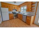 5237 54 Avenue, Berwyn, AB  - Indoor Photo Showing Kitchen With Double Sink 