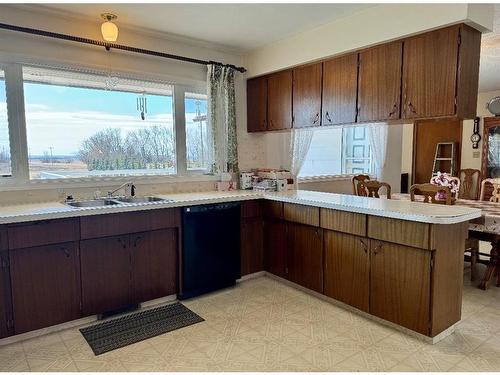 815059 Rge Rd 31, Rural Fairview No. 136, M.D. Of, AB - Indoor Photo Showing Kitchen With Double Sink