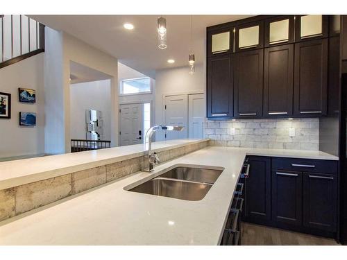 8522 71A Avenue, Grande Prairie, AB - Indoor Photo Showing Kitchen With Double Sink