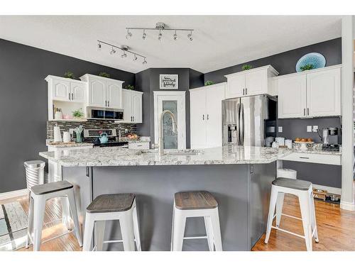 11257 81 Avenue, Grande Prairie, AB - Indoor Photo Showing Kitchen With Upgraded Kitchen